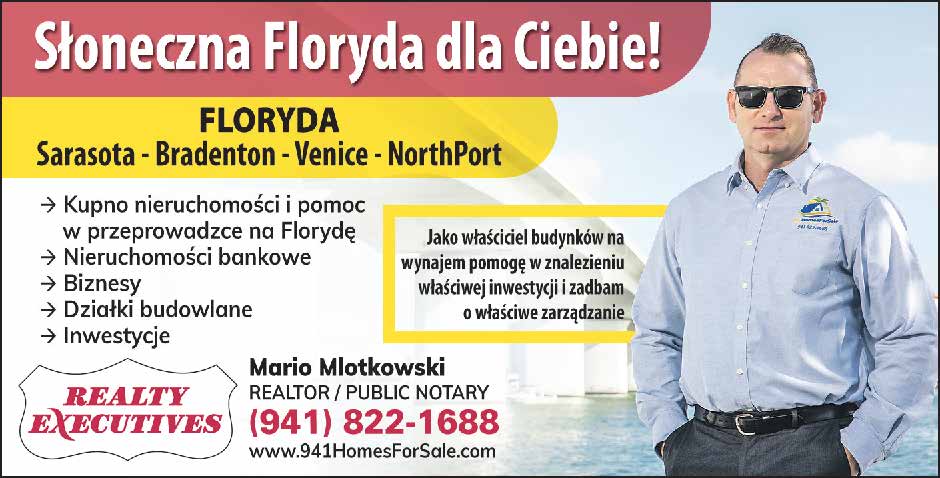 Mario Mlotkowski – Realtor & Notary Public 1440 First Str., Sarasota, FL 34236 Polish Realtor - Sarasota, Bradenton, Venice, North Port, Florida